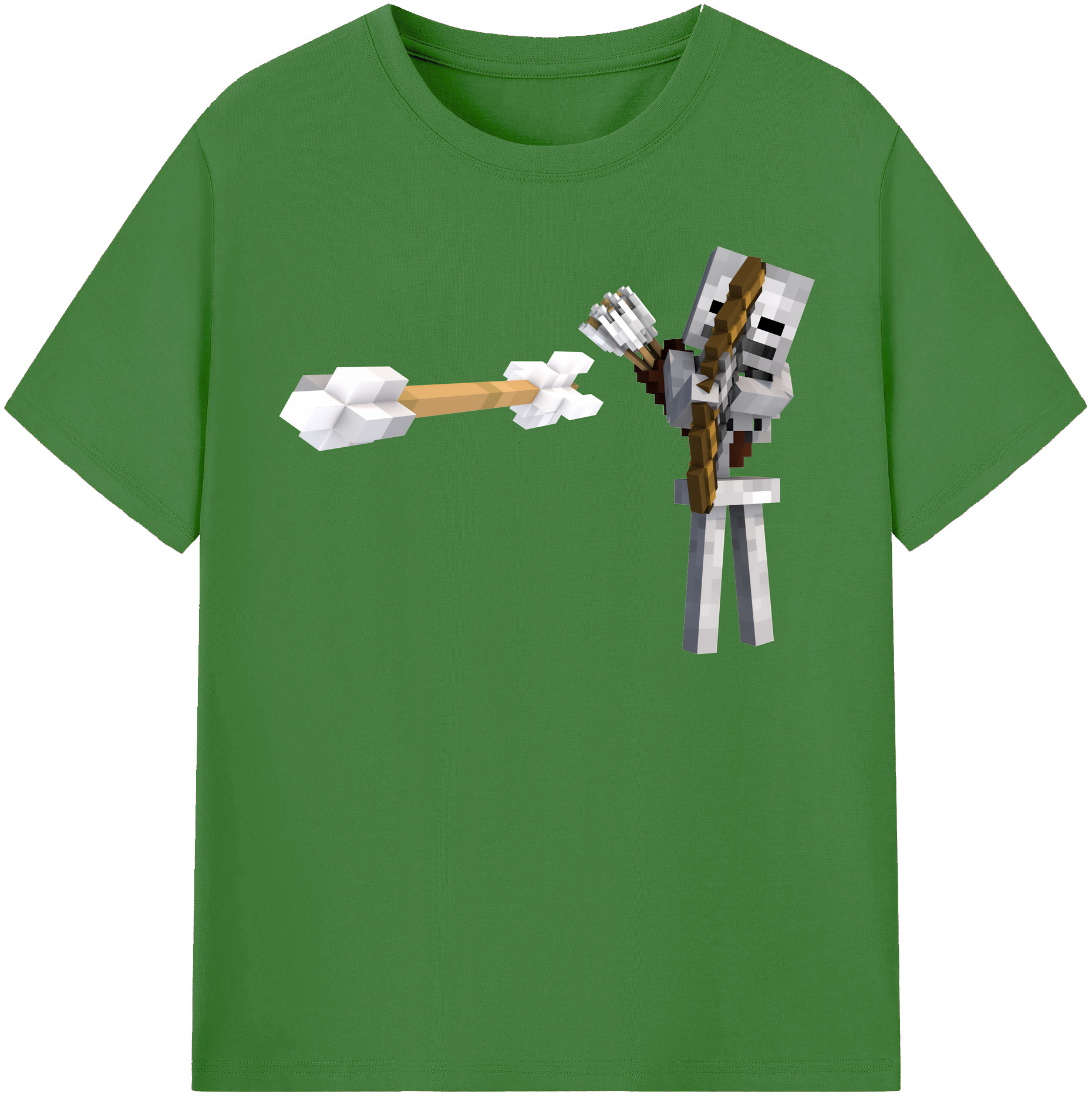 （画像用） マインクラフト ブロックの世界 Minecraft MC Block world レディースカジュアルプリントTシャツ（綿100％）